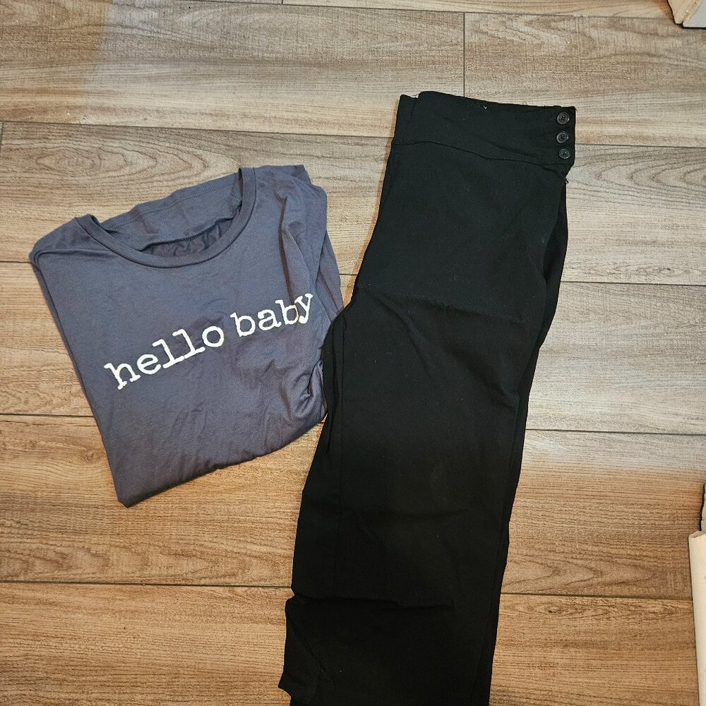 Maternity Shirt and Pants
